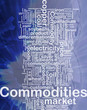 Commodities background concept