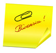 Haftnotiz - Büroservice