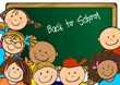 Back to school children