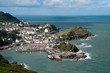 Ilfracombe Harbour and Town ,Devon,England Ilfracombe Harbour and Town ,Devon,England