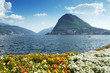 ciudad de lugano y monte san salvatore en suiza