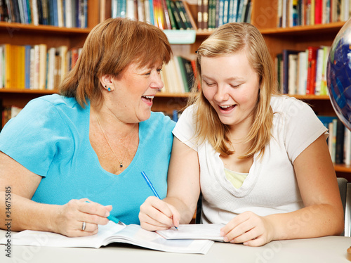 Photo: Studying with Mom Studying with Mom