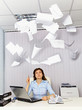 Office worker and annoying documentation