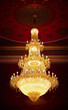 Old antique chandelier - ceiling of Buddhist temple Old antique chandelier - ceiling of Buddhist temple