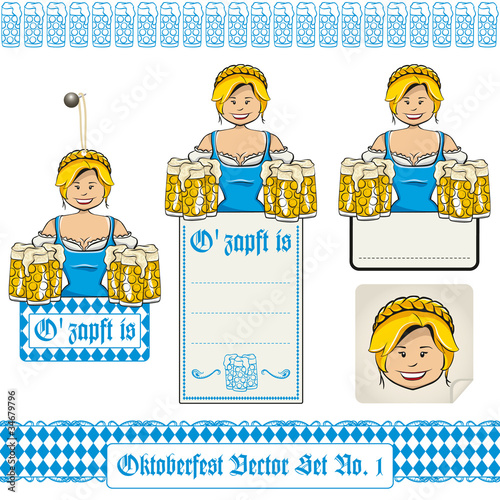 Vektor: Oktoberfest Set Oktoberfest Set