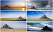 Mont Saint Michel collage