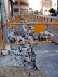 Calle en obras