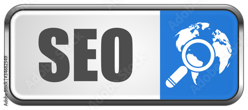 Vector: SEO Button SEO Button