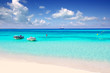 Illetas illetes beachn turquoise Formentera island