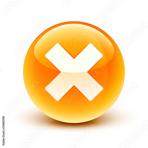 Vector: icône croix annulation / cancellation icon icône croix annulation / cancellation icon