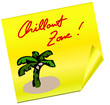 Haftnotiz - Chillout - Zone