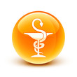 icône caducée / caduceus icon