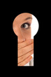 Looking in keyhole KI