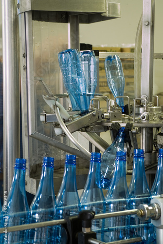 Photo: Motion blur water production machine Motion blur water production machine