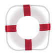 Lifebuoy with clipping path