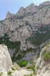 Felswand in den französischen Calnques Felswand in den französischen Calnques