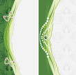 Decorative backgrounds with shining stresses for jewelry design