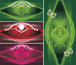 Decorative backgrounds for jewelry design