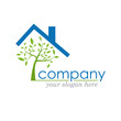 Logo eco-house # Vector