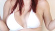 Video: Close up of beautiful bikini model breasts Close up of beautiful bikini model breasts
