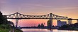 Eisenbahnbrücke Sonnenuntergang