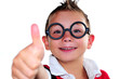 Kind mit Brille