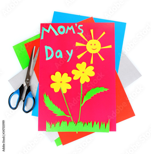 Photo: funny children's applications isolated on white funny children's applications isolated on white