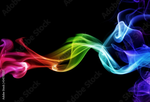 Fototapeta Colorful smoke