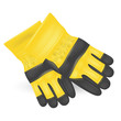 Protective gloves isolated on white