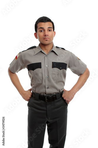 Photo: Prison guard or policeman Prison guard or policeman