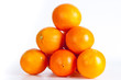 Pirámide de naranjas