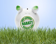 Grünes Sparschwein