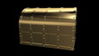 Gold treasure chest
