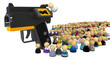Cartoon Crowd, Gun Cartoon Crowd, Gun