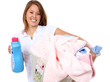 Pretty Woman Doing Laundry