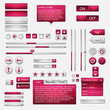 Set of ui web elements