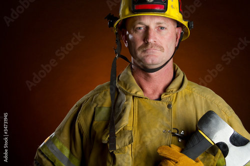 Photo: Firefighter Man Firefighter Man