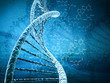 Digital illustration of a dna