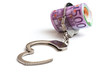 Foto: Handschellen und Euro Banknoten Handschellen und Euro Banknoten