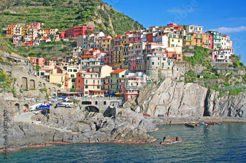 Photo: Italy. Cinque Terre. Manarola village Italy. Cinque Terre. Manarola village
