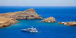 Lindos Bay.Rhodes island, Greece Lindos Bay.Rhodes island, Greece