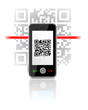 Mobile Phone scaned QR code Mobile Phone scaned QR code
