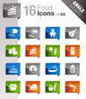 Angle Stickers - Food Icons