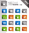 Angle Stickers - Food Icons
