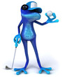 Blue frog