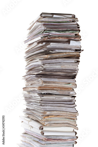 Foto: Huge stack of papers Huge stack of papers