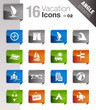 Angle Stickers - Vacation icons