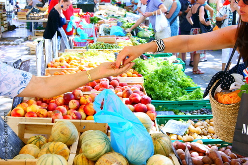 Photo: Achats de produits frais Achats de produits frais