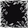 Grunge floral background Grunge floral background