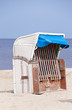 Strandkorb an der Nordsee